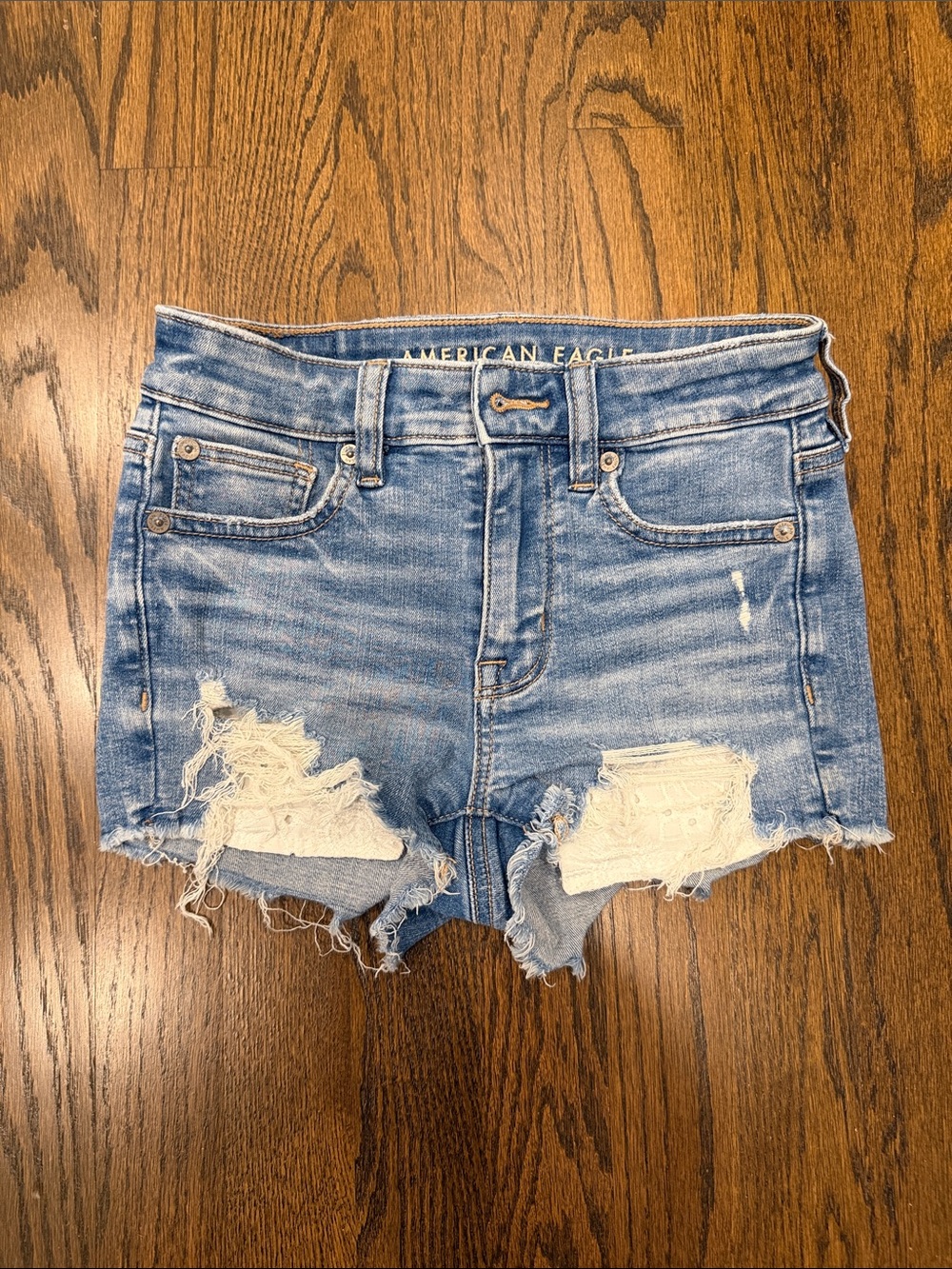 American Eagle High-Rise Shortie, Size 000